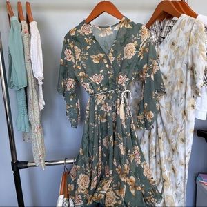 Korean cloth, green, small